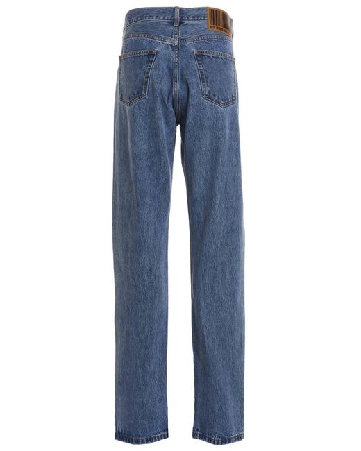 VTMNTS Blue 5-Pocket Jeans Cotton for men