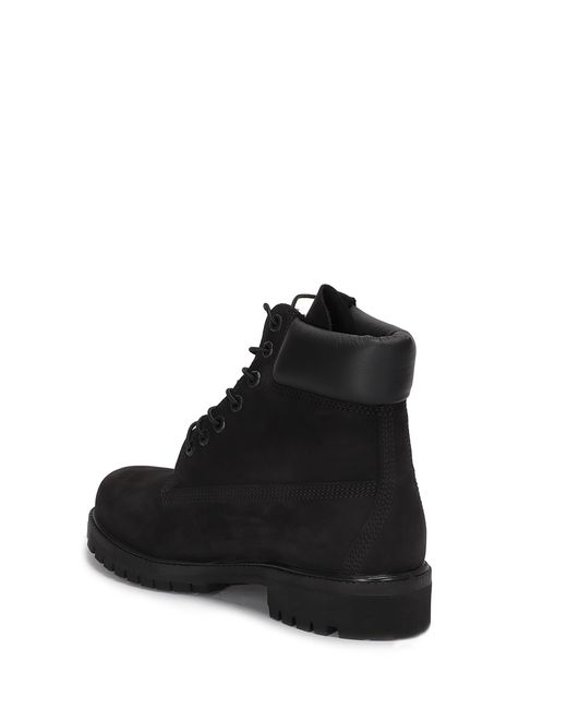 Timberland Black Premium 6 Inch Lace Up Waterproof for men
