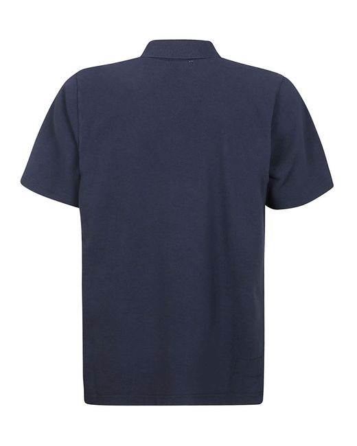 Universal Works Blue Vacation Polo for men