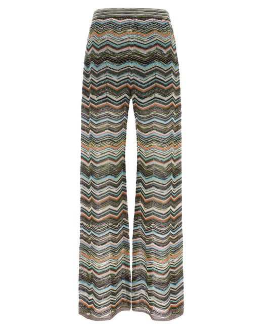 Missoni Gray Viscose Flared Pants