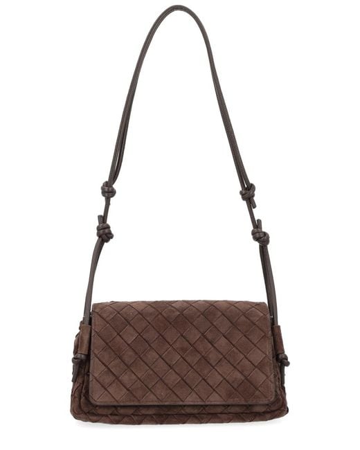 Bottega Veneta Brown Shoulder Bag Notturno Leather