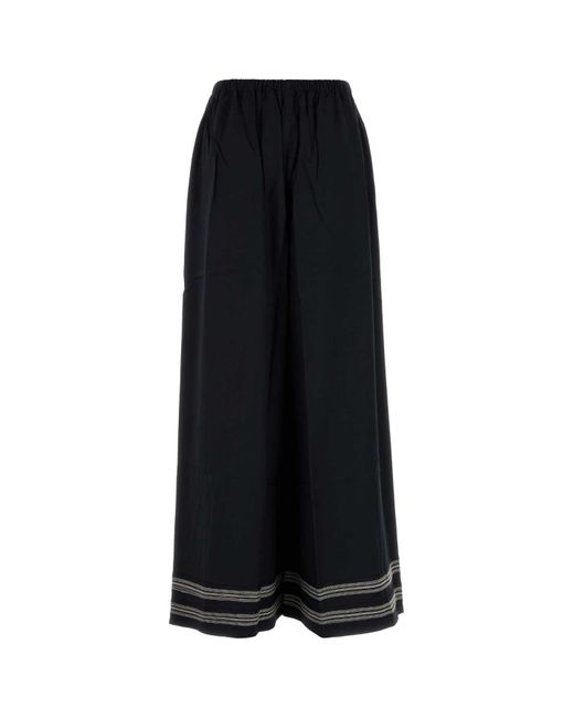 Bode Black Mathilde Trousers