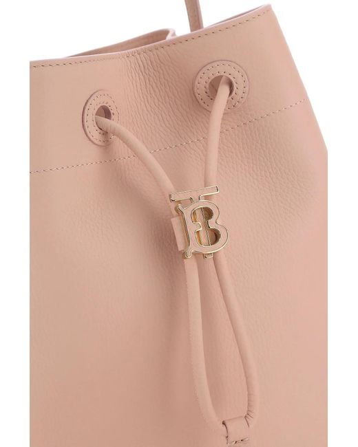 Burberry Pink 'tb Small' Bucket Shoulder Bag