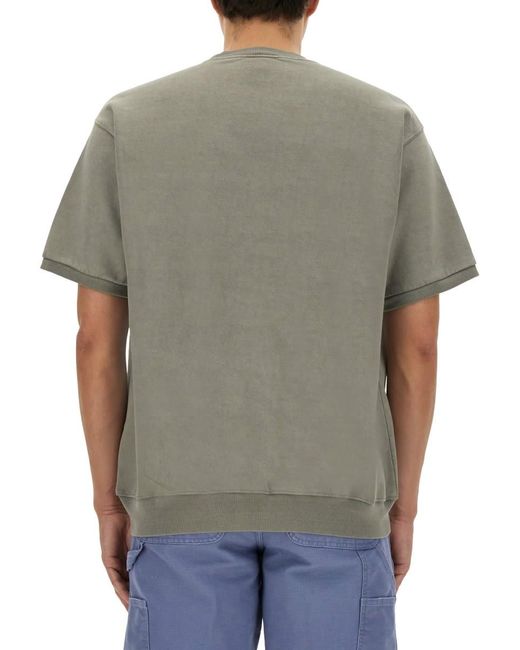 Carhartt Gray Cotton Blend Sweatshirt for men