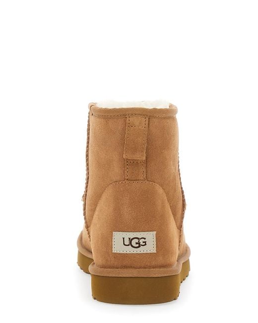 Ugg Brown Ankle Boots Classic Mini Suede for men