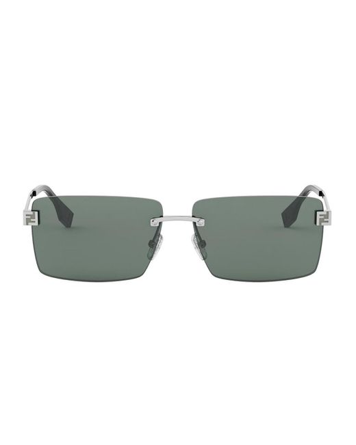 Fendi Gray Sky Sunglasses for men