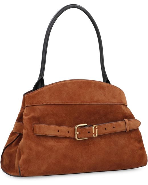 Marc Jacobs Brown Satchel Dakota Suede Cowhide Handbags