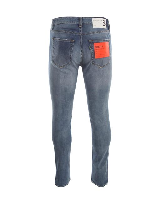 Department 5 Denim Skeith Jeans Five Pockets Super Slim in Blue for Men -  Lyst