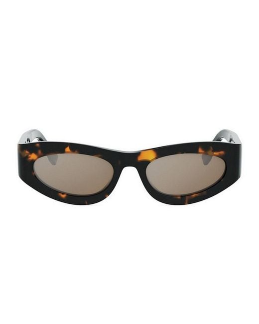 Fendi Brown Ff Diamonds Acetato Sunglasses
