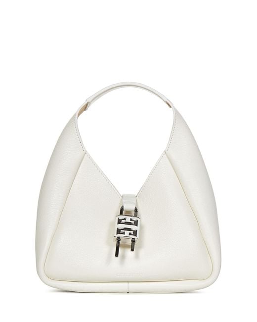 Givenchy White G-hobo Handbag