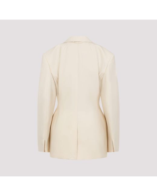 Carven Natural Ja202 Jacket Blazer