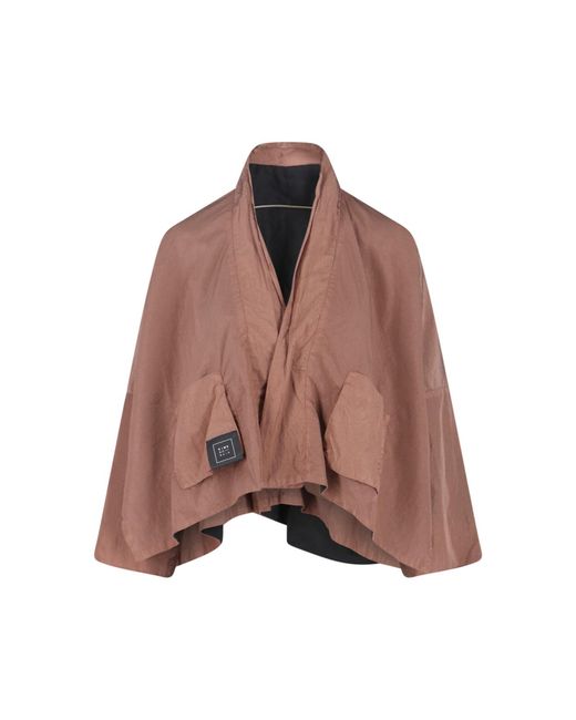 Kimonorain Brown Jackets Polyamide