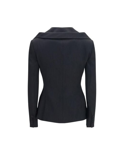 McQueen Black Wool Oves Aries Full-Length Jacket Clothing