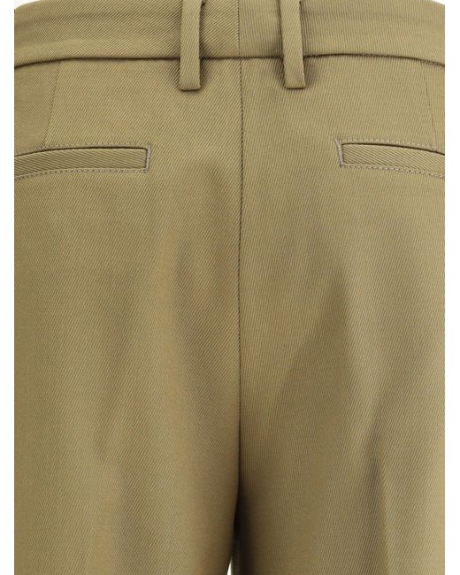 True Royal Green Virgin Wool Pants