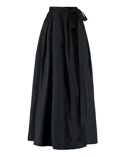 Pinko Black Nocepesca Long Skirt