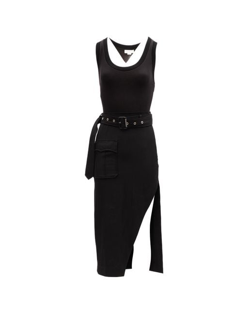 McQueen Black Acetate Dress