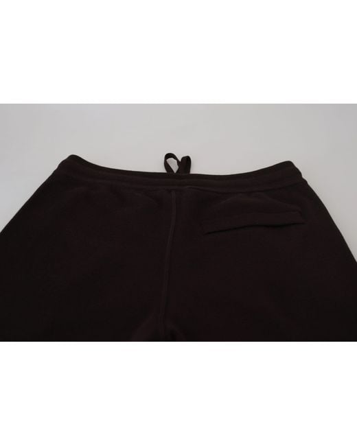Dolce & Gabbana Black Joggers Casual Sweatpants for men