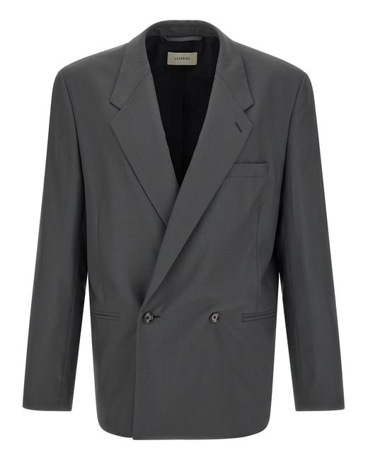 Lemaire Gray 'Db Tailored' Blazer for men