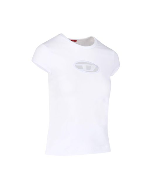 DIESEL White "t-angie" T-shirt