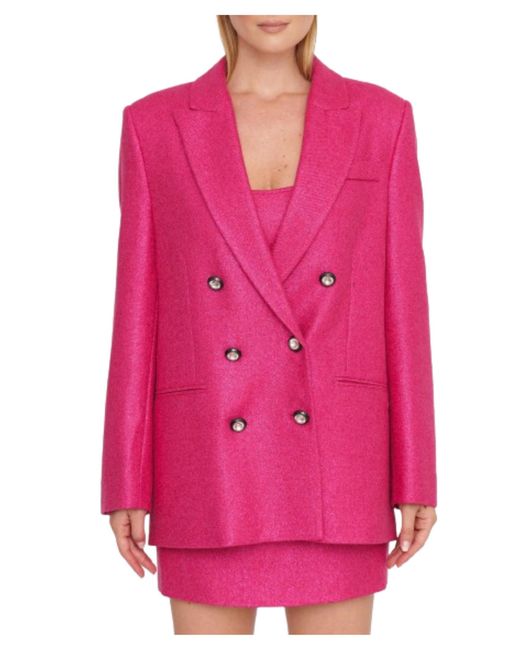 Chiara Ferragni Pink Jacket