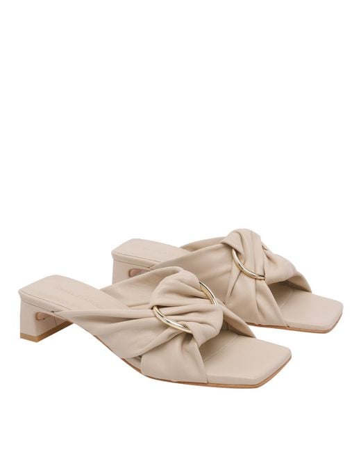Angel Alarcon Natural Sandals Calf Leather/Rubber Sole