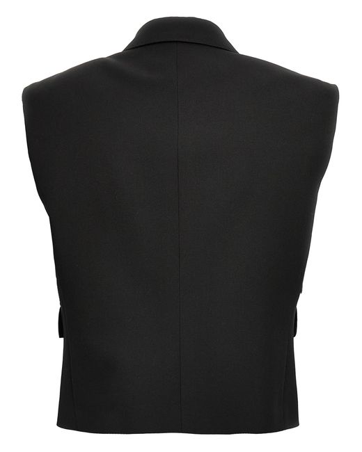 Dolce & Gabbana Black Tuxedo Gilet