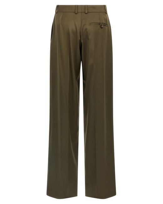 Stella McCartney Green Wool Pants