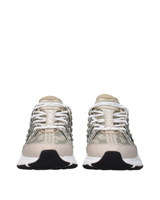 Versace Gray Odissea Lowtop Sneakers for men