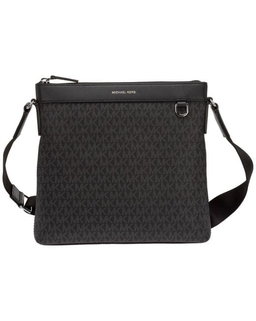 Michael Kors Greyson Messenger Bag in Black for Men Lyst UK