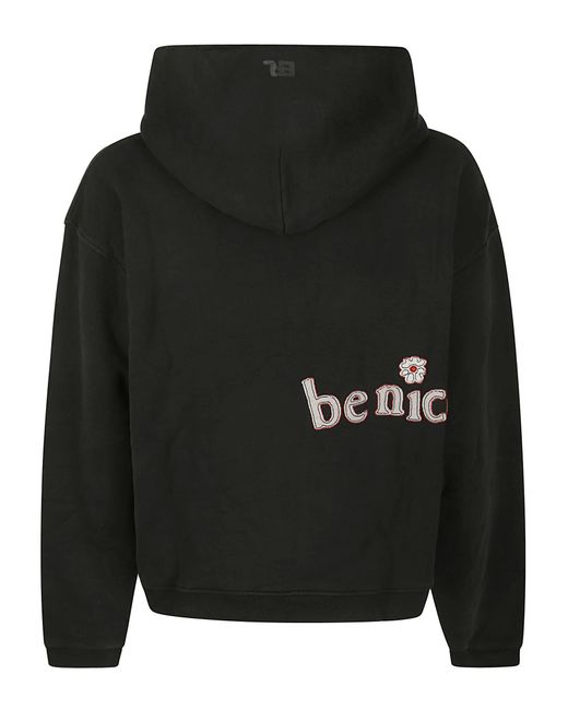 ERL Venice Patch Hoodie Knit in Black | Lyst