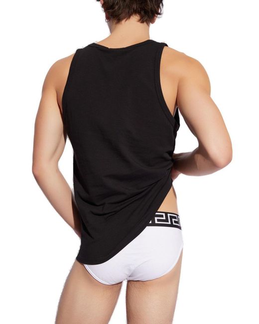 Versace Black 'underwear' Collection Top, for men