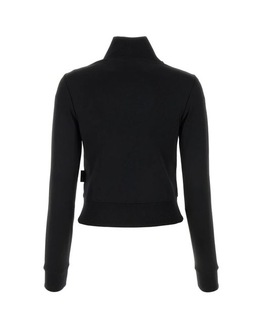 Courreges Black Polyester Sweatshirt