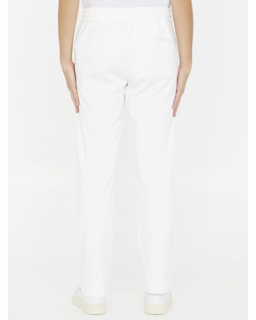 Casablancabrand White Monogram Track Pants for men