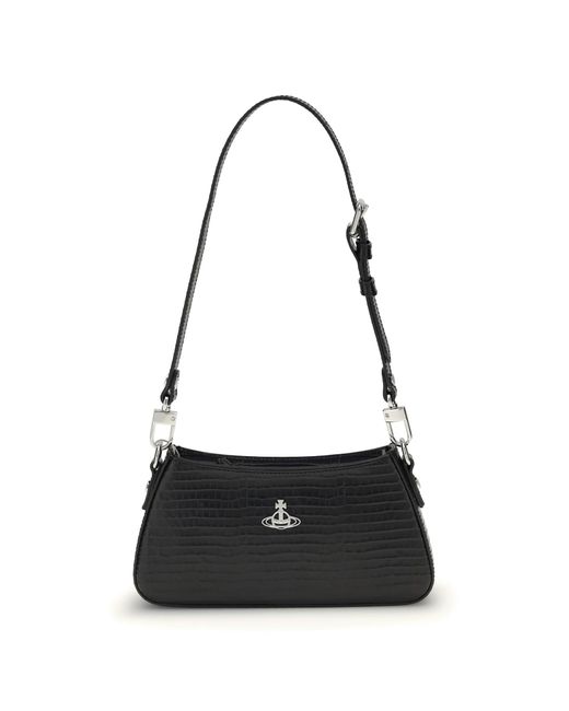 Vivienne Westwood Black Tasha Shoulder Bag