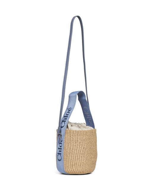 Chloé Natural Ashes Woody Small Basket Bag