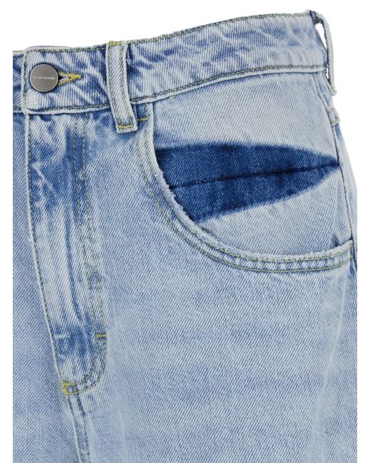 ICON DENIM Blue Wide-Leg Jeans Poppy Cotton