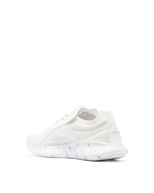 Reebok White Luxury Zig 3D Storm Memory Sneaker