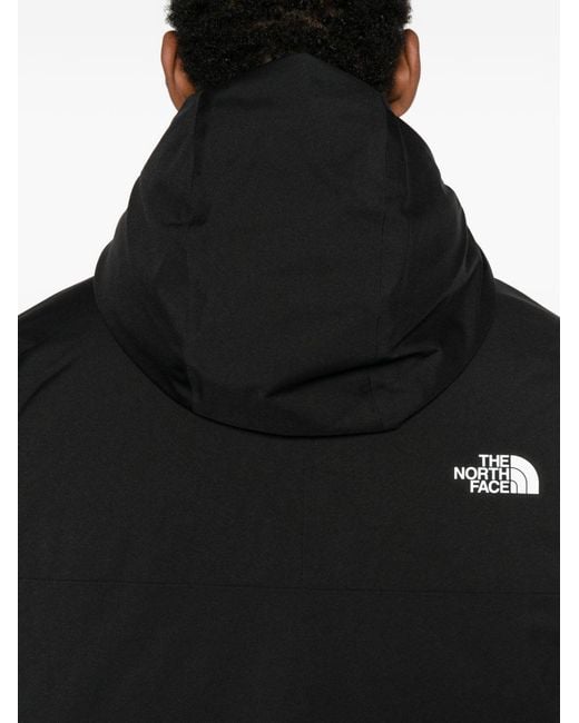 The North Face Black Hooded Parka for men