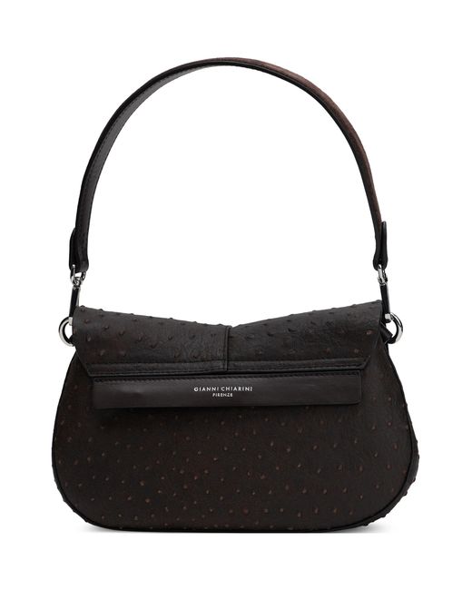 Gianni Chiarini Black Shoulder Bag Calfskin Handbags