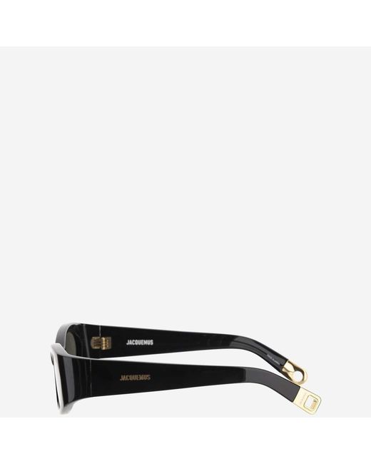 Jacquemus Black Sunglasses Les Lunettes Ovalo Nylon
