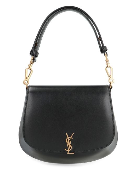 Saint Laurent Black Voltaire Leather Mini Handbag Calfskin Handbags