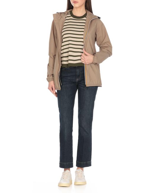 K-Way Brown Le Vrai 4.0 Claude Jacket