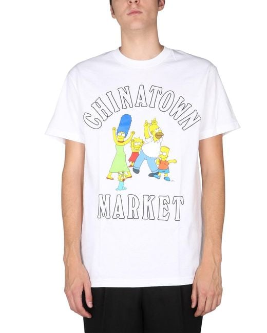 Market White Family Simpson T-Shirt