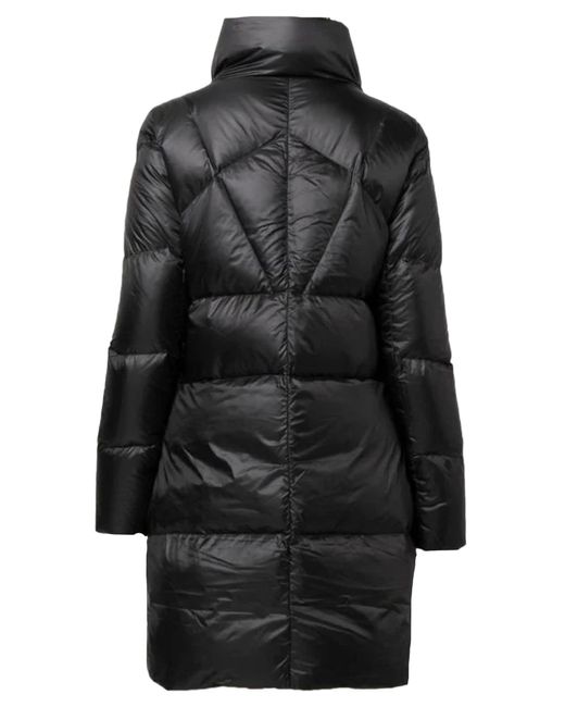 Fay Black Feather Down Long Jacket