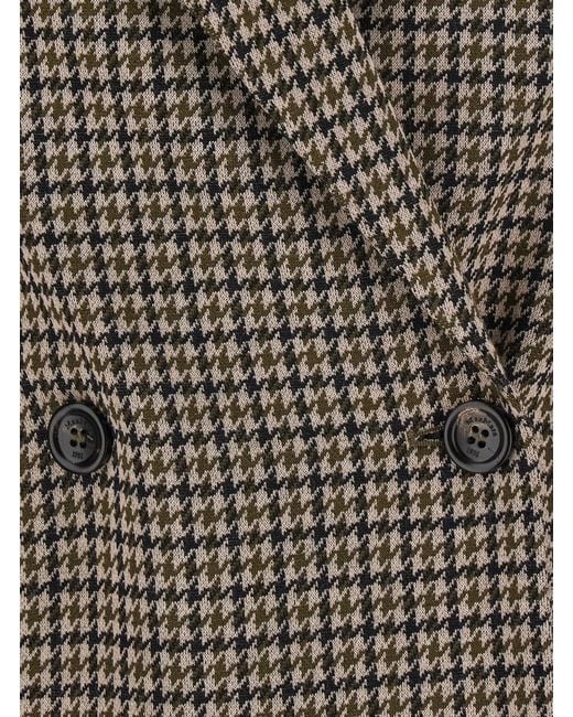 Max Mara Black Double-Breasted Jacket Eccelso Viscose Blazers