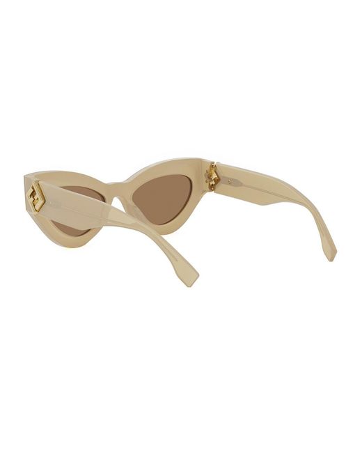 Fendi Metallic Fe40146I Ff Diamonds 57E Acetate Occhiali Da Sole
