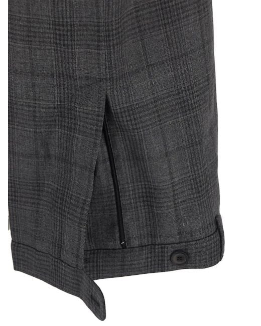Balenciaga Gray Waist Cuffs Shorts