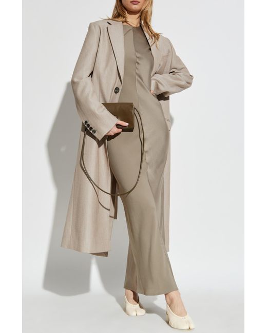 AMI Natural Sleeveless Dress