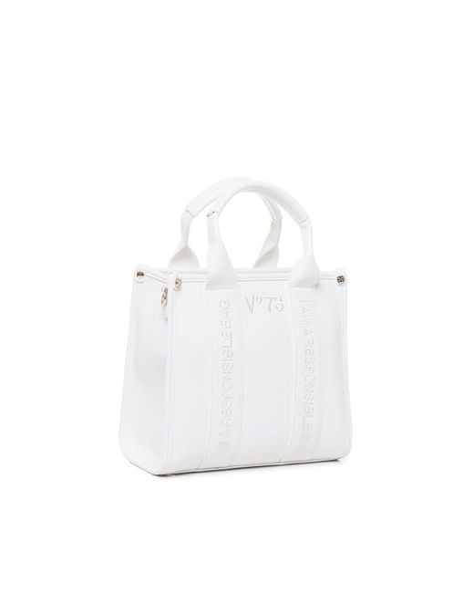 V73 White Shopping Bag Echo 73