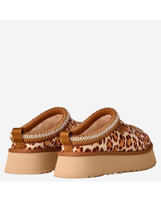 Ugg Brown Mules Tazman Plains Leather